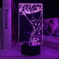 Dear ประตู Cain 3D โคมไฟสำหรับตกแต่งห้องนอน Nightlight Brithday ของขวัญ Manga Room โต๊ะ LED Light Cain Dear Door อะนิเมะวันเกิด