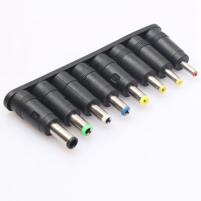 ❅♚✎ Universal 1 set 8pcs / set 5pin Jack Plugs DC for Laptop AC Power Adapter Tips Connectors for Computer Notebook
