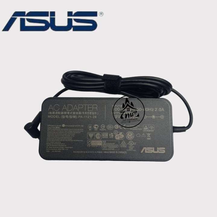 อะแดปเตอร์โน๊ตบุ๊ค-ของแท้-asus-19v-6-32a-หัวขนาด-6-0-3-7mm-slim-พร้อมสายไฟac-power-สายชาร์จไฟ-notebook-adapter