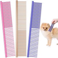 Pet Grooming Pet Comb Beauty Comb Dog Brush Pet Supplies Row Comb Teddy Golden Hair Comb Stainless Steel Comb Pet Accessories Brushes  Combs