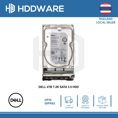 DELL 4TB 7.2K SATA 3.5 HDD // 9PR63 // ST4000NM0033