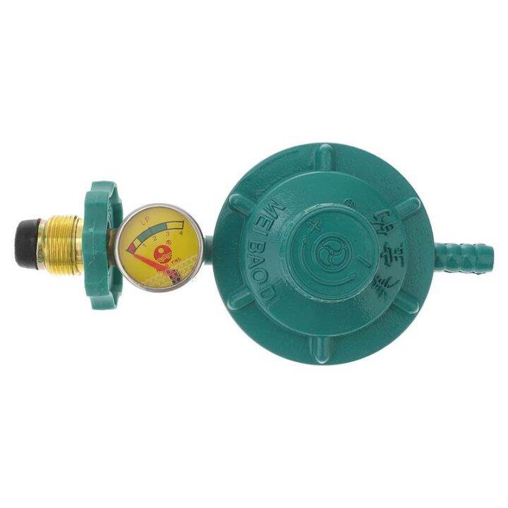 【CW】☂♣ Propane Gas Regulator With Pressure Gauge Manometer Level BBQ