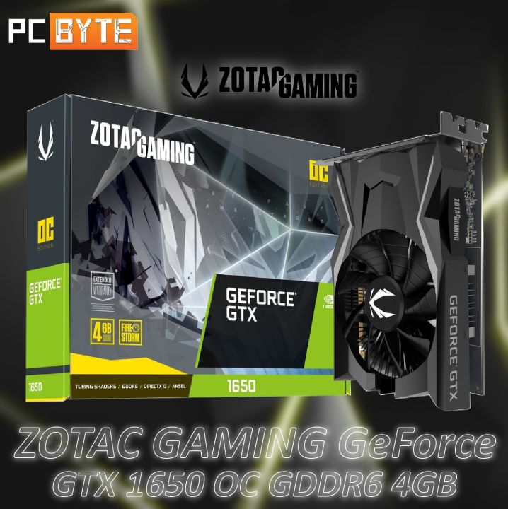 ZOTAC GAMING GeForce GTX 1650 OC 4GB - GDDR6 | Lazada