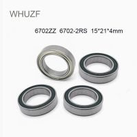 Gratis Ongkir Whuzf 5/10ชิ้น6702zz 6702-2rs Abec-1 2z Zz 2rs คุณภาพสูงตลับลูกปืนลูกร่องลึกซีลยางขนาดเล็ก15X21X4