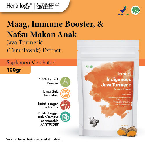 Herbilogy Indigenous Java Turmeric Extract Powder Temulawak Bubuk
