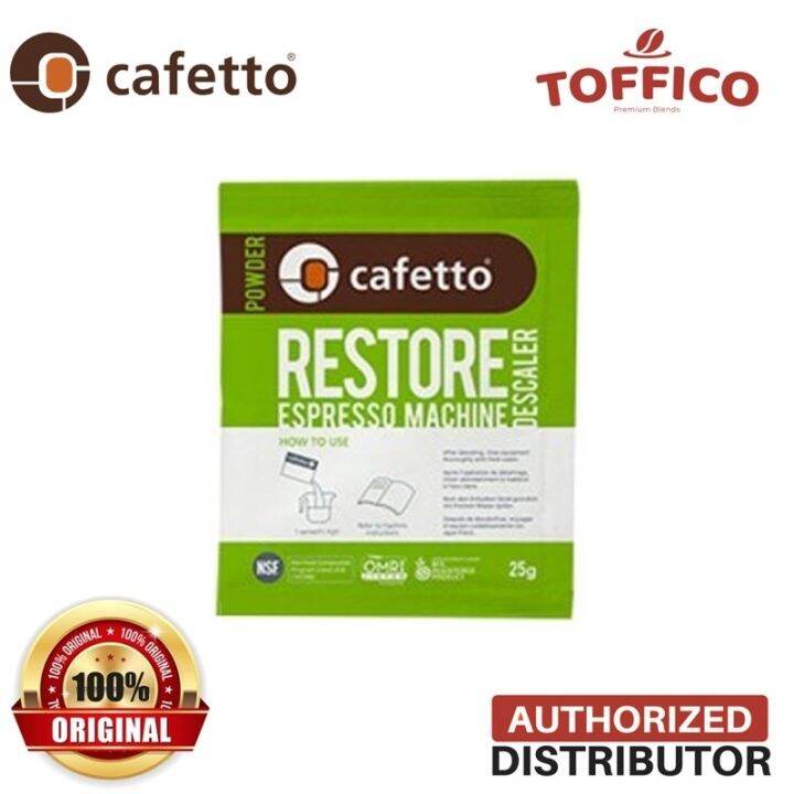 Cafetto Restore Espresso Machine descaler powder Lazada PH