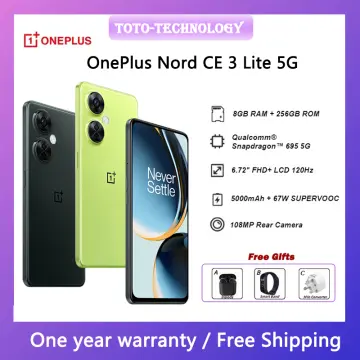 OnePlus Nord CE 3 Lite 5G Dual-SIM 256GB ROM + 8GB RAM (GSM only | No CDMA)  Factory Unlocked 5G Smartphone (Pastel Lime) - International Version