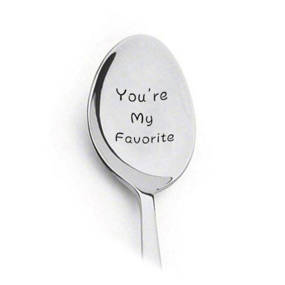 2021 New Valentines Day Gift Anniversary Gift for Boyfriend Present Stainless Steel Spoon You Are My Sunshine Girlfriend Gift