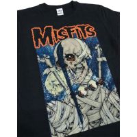 เสื้อยืดพรีเมี่ยมเสื้อยืด พิมพ์ลาย Misfits Pushead vampire Premium สไตล์พังก์ร็อค ร็อค แรมโมน doom