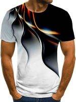 Mens Fashion Art Personality Short Sleeve T-Shirt