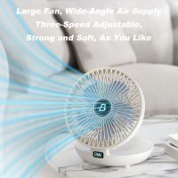 1200mAh Desktop Fan Wall-Mounted Portable Table Fan Air Conditioner Type-C Venty Fan Foldable Mini Air Cooling Fan for Office