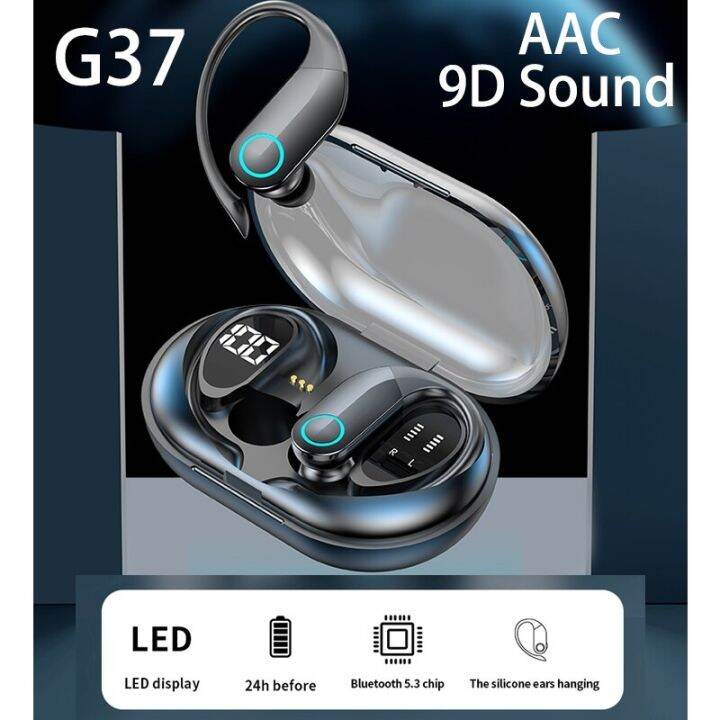 g37-bluetooth-5-3-headset-tws-ear-hooks-earphones-noise-reduction-headphones-sports-waterproof-earbuds-with-microphone