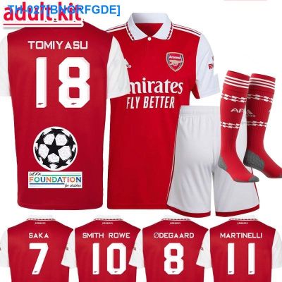 ♂ 2022 2023 Arsenal Home Adult Kit Mens Football Shirt Thailand Version High Quality Jersey with UCL Patch and Socks