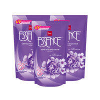 Essence Regular Softener UV Blossom Violet 600 ml x 3. เอสเซ้นซ์ น้ำยาปรับผ้านุ่ม สูตรมาตรฐาน กลิ่นบลอสซั่ม เอสเซ้นซ์ สีม่วง 600 มล. x 3 ถุง