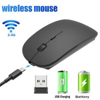 1600Dpi Wireless Mouse 2.4G Classic Rechargeable Mice Ultra-Thin Silent Mouse Mute for PC Office Notebook Laptop Accessories