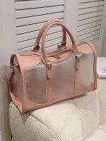 Summer High-End Transparent Boston Bag Womens 2023 New Trendy Net Red Foreign Style Large-Capacity Commuter Messenger New on September 7th