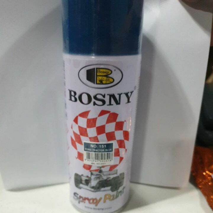 【READY STOCK】 ♪Bosny spray paint FORD TRACTOR BLUE color♂ Lazada PH