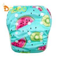 Dotoo Waterme Print Unisex One Size Waterproof Adjustable Swim Diaper Pool Pant Boy Girl Baby Reusable Washable Pool Baby Diaper Cloth Diapers