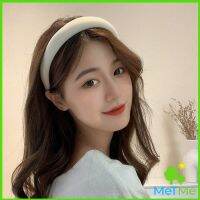 MetMe ที่คาดผม  งานวินเทจเสริมโฟมอ้วน งานน่ารัก สีสันสดใส  Candy color headband