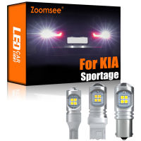 Zoomsee 2Pcs White Reverse LED For KIA Sportage 2 3 4 2005- Canbus Exterior No Error Backup Rear Tail Bulb Light Vehicle Kit