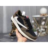 Ready to Ship ✅Authentic NK* A J 1 Low x Travs- Scot- Mens รองเท้าบาสเก็ตบอล Fashionable And Comfortable Sneakers {Limited time offer} {Free Shipping}