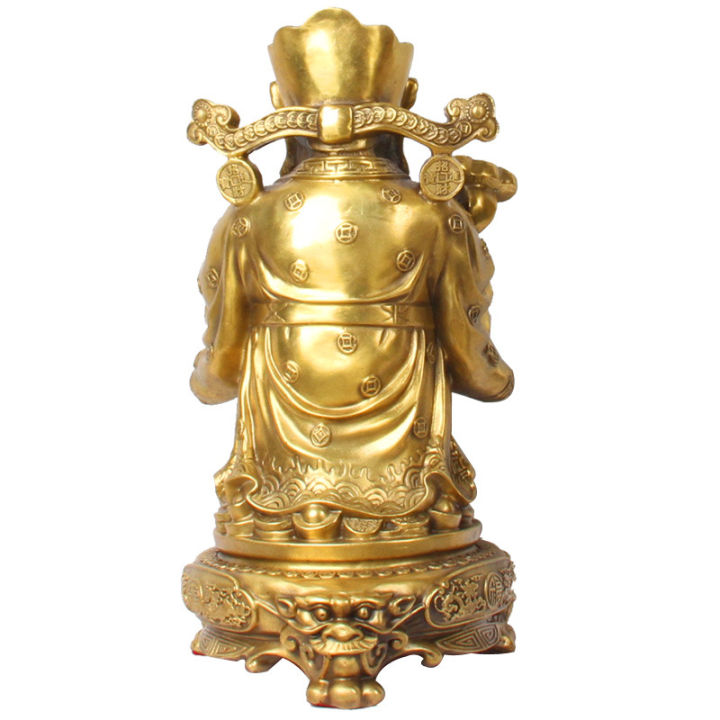 authentic-quality-ทองแดงบริสุทธิ์ทองแดงบริสุทธิ์เครื่องประดับ-ruyi-เทพเจ้าแห่งความมั่งคั่งพระพุทธรูปทิเบต
