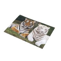 CAMMITEVER Yellow White Tiger Carpets Soft Carpets And Rugs For The Living Room Home Anti-slip Sofa Office Chair Floor Mats