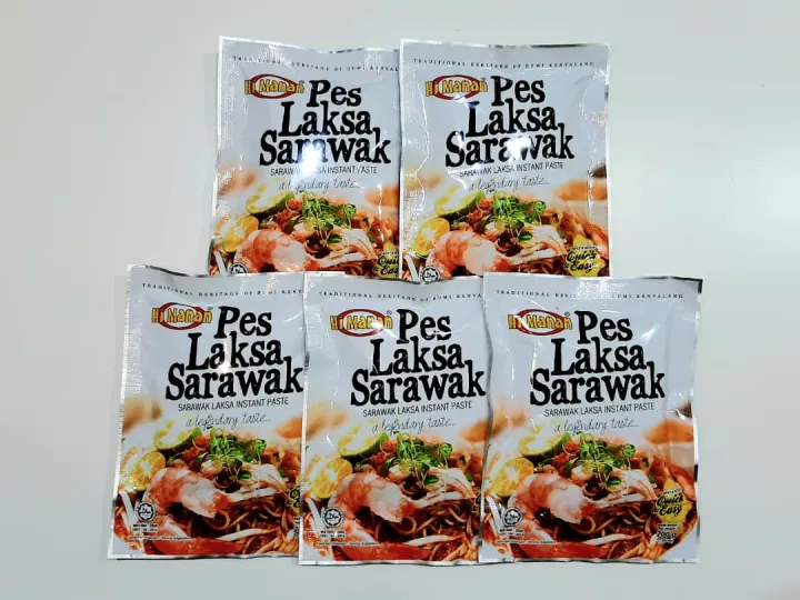 Hj Manan Pes Laksa Sarawak 200g X 5 Pack Lazada