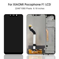 ZZOOI Original F1 Display Screen For Xiaomi Pocophone F1 PocophoneF1 PocoF1 Lcd Display Touch Screen Digitizer Assembly With Frame