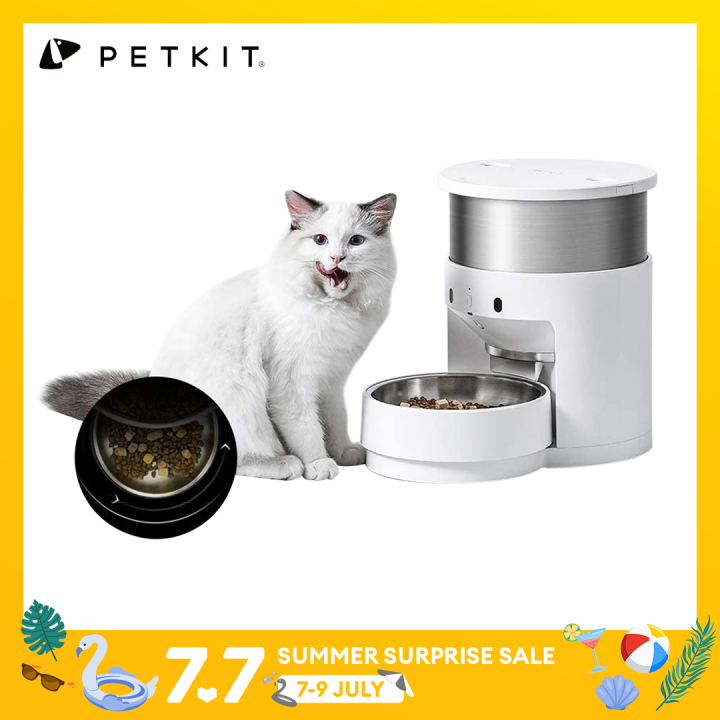 PETKIT Automatic Stainless Steel Dogs Cats Feeder, AutoRotate Bowl