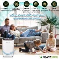 (สินค้าขายดี)SMARTHOMEรุ่น AP-180 เครื่องฟอกอากาศ กรองฝุ่นละอองPM2.5  สารก่อภูมิแพ้ กำจัดแบ็คทีเรียและสารปนเปื้อนในอากาศได้มากถึง 99.97%