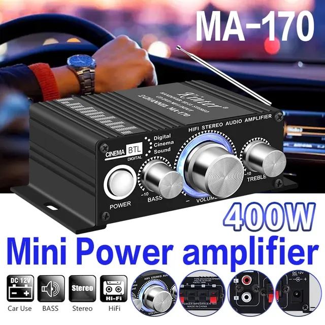 KINTER MA170/T2 Power Amplifier Audio Karaoke Home Theater Amplifier 2