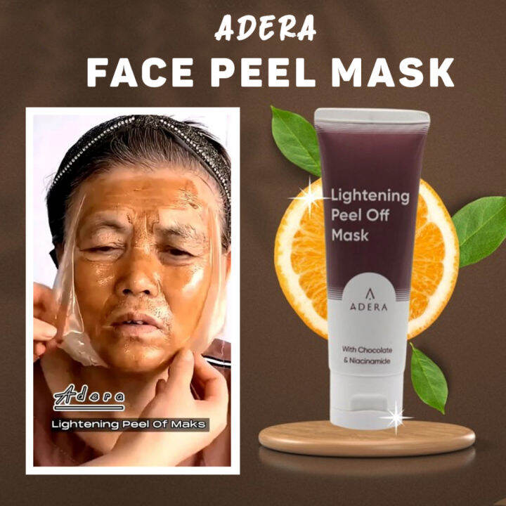 (READY) Adera Lightening Peel Off Mask Original BPOM Peeling Mask