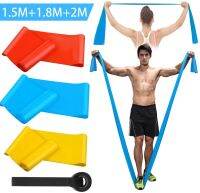 【DT】hot！ Elastic Bands 3Pcs Resistance Tapes Pilates Crossfit Stretching Muscular Out