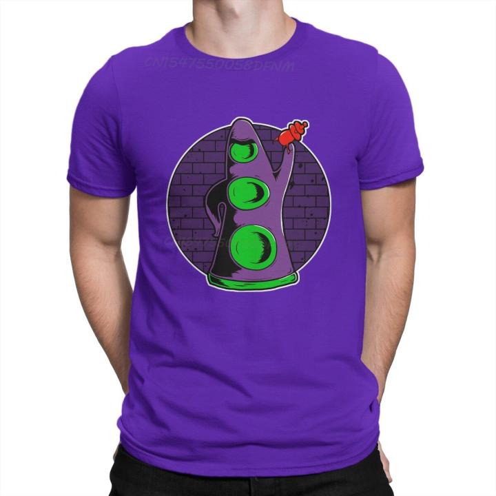 day-of-the-tentacle-game-newest-t-shirt-for-men-take-on-the-world-cute-camisas-male-oversized-t-shirts-custom-christmas-gifts