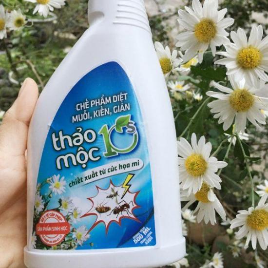 Bình xịt thảo mộc 10s loại 500ml - 100% tự nhiên, diệt kiến, muỗi - ảnh sản phẩm 1