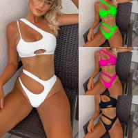 [COD] AliExpress Foreign Trade Explosive Swimsuit Irregular Shoulder 19C507