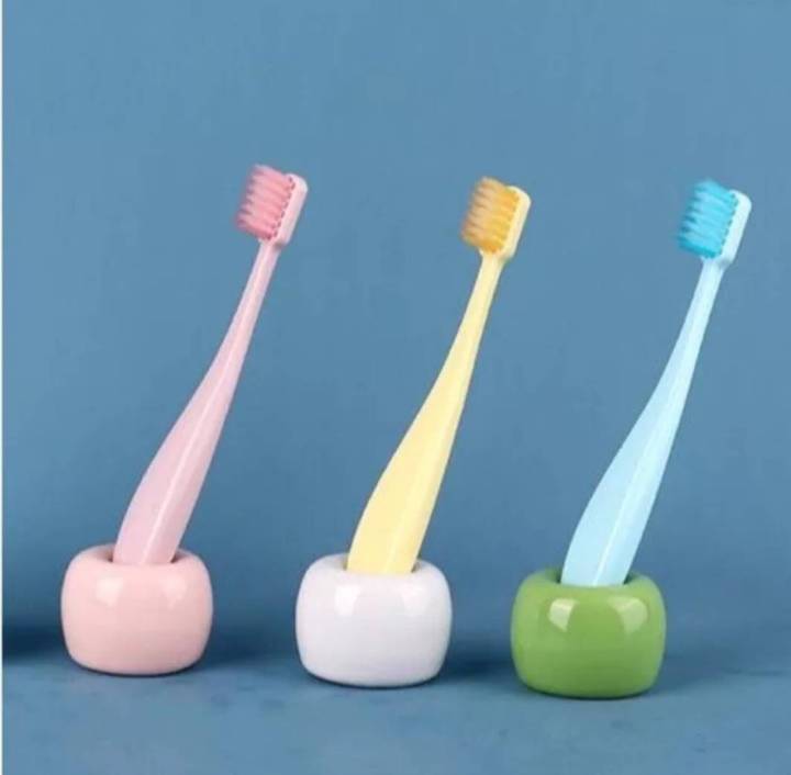 แปรงสีฟัน-แปรงสีฟันเด็ก-1-3ขวบ-kid-toothbrush-soft-slim-แปรงสีฟันเด็กขนนุ่ม-แปรงสีฟันญี่ปุ่น-แปรงฟันเด็กขนนุ่มพิเศษ-แพ็ค-3-ด้าม-พร้อมส่ง