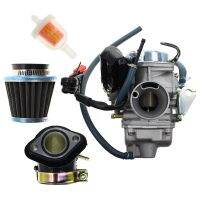 Go Kart Carb with Air Filter for Kazuma Taotao Roketa SunL Baja Eagle for GY6 150Cc Carburetor GY6 26mm Carb