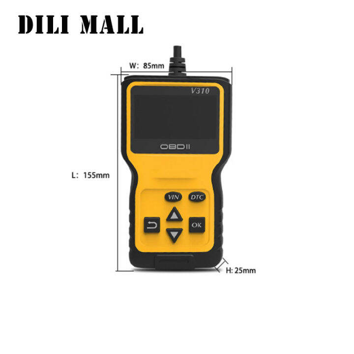 เครื่องสแกน-obd2รถยนต์รถที่แสดงอาการผิดปกติตัวทดสอบ-ii-เครื่องอ่านโค้ดโอบีดีเครื่องมือสแกนวินิจฉัยรถยนต์เครื่องตรวจจับหน้าจอ