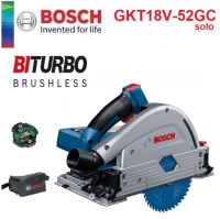 BOSCH เลื่อยวงเดือนแบบรางไร้สาย รุ่น GKT18V-52GC (ไม่รวมราง) เครื่องเปล่าไม่รวมแบต ไม่รวมแท่นชาร์จ รับประกัน