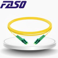 FASO LC/APC-LC/APC จั๊มเปอร์เส้นใยแก้วนำแสง DX 3.0Mm โหมดเดี่ยว G652D ใยแก้วนำแสงสายแพทช์สายแจ็กเก็ตสีเหลือง LSZH 50ชิ้น