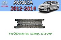 ชายบันไดสแตนเลส/สคัพเพลท โตโยต้า อแวนซ่า Toyota AVANZA 2012-2014