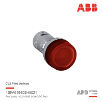 ABB CL2-502R ไพล็อทแลมป์ 22mm 24VAC/DC , ABB Pilot lamp 22mm Red