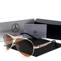 รถยนต์ขายส่ง Mercedes 4S สไตล์ใหม่สำหรับแว่นตากันแดด Mercedes Benz เลนส์สะท้อนแสงแว่นตาผู้ชายสำหรับใส่ขับรถรถเฉพาะสำหรับ Benz E300 E260 E200 GLE300 GLE500 GLE450รถ