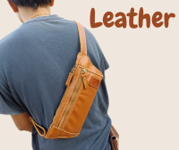 Men Bag  Leather Handbag กระเป๋ษสะพายข้าง คาดอก กระเป๋า กระเป๋าผู้ชาย กระเป๋าสะพายข้างผู้ชายbag รูปทรงเรียบง่าย ทำให้เข้ากันการแต่งการ