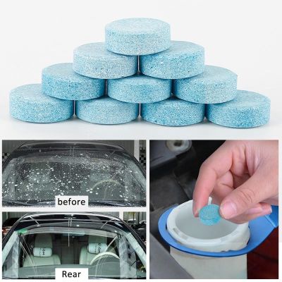 【cw】 Car Window Cleaning 5PCS Super Concentrated Tablet Effervescent Stain Remover Detailing