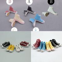 1/6 Scale High Top Low Top Female Male Fashion Canvas Sneakers Shoes Inside Empty for 12 inches Action Figure Body Accessory