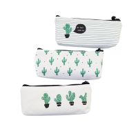 10 Pcslot Cute Cactus Pencil Case Canvas School Supplies School Cute Pencil Box Pencilcase Wholesale