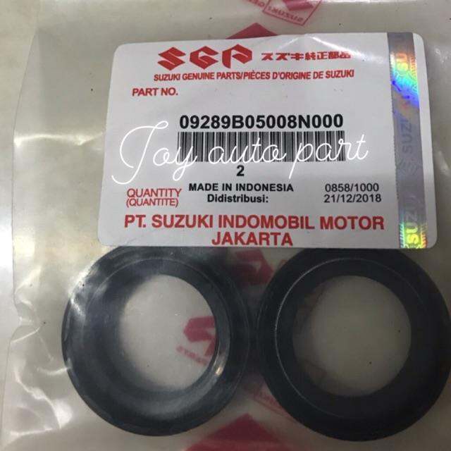 2Pcs Black Front Shock Seal Motor Spare Parts for Suzuki Smash Shogun ...